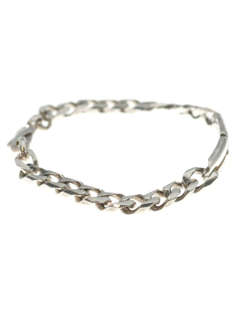 ★SOLD★ Gucci Knot Bracelet Chain Silver 19 - Picture 3 of 6
